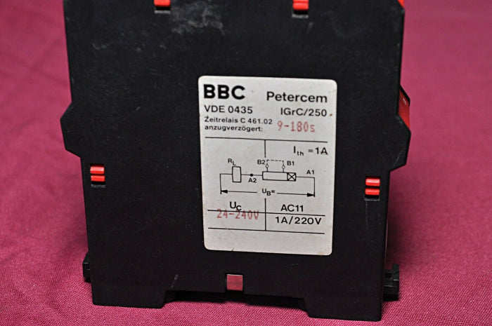 BBC C461 Time Relay 9-180sec