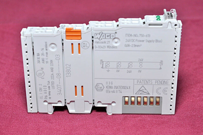 Wago 750-613 24v dc power supply module