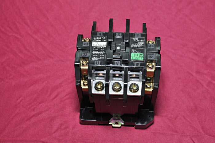 Togami Electric Clk-50h-p8 Magnetic Contactor