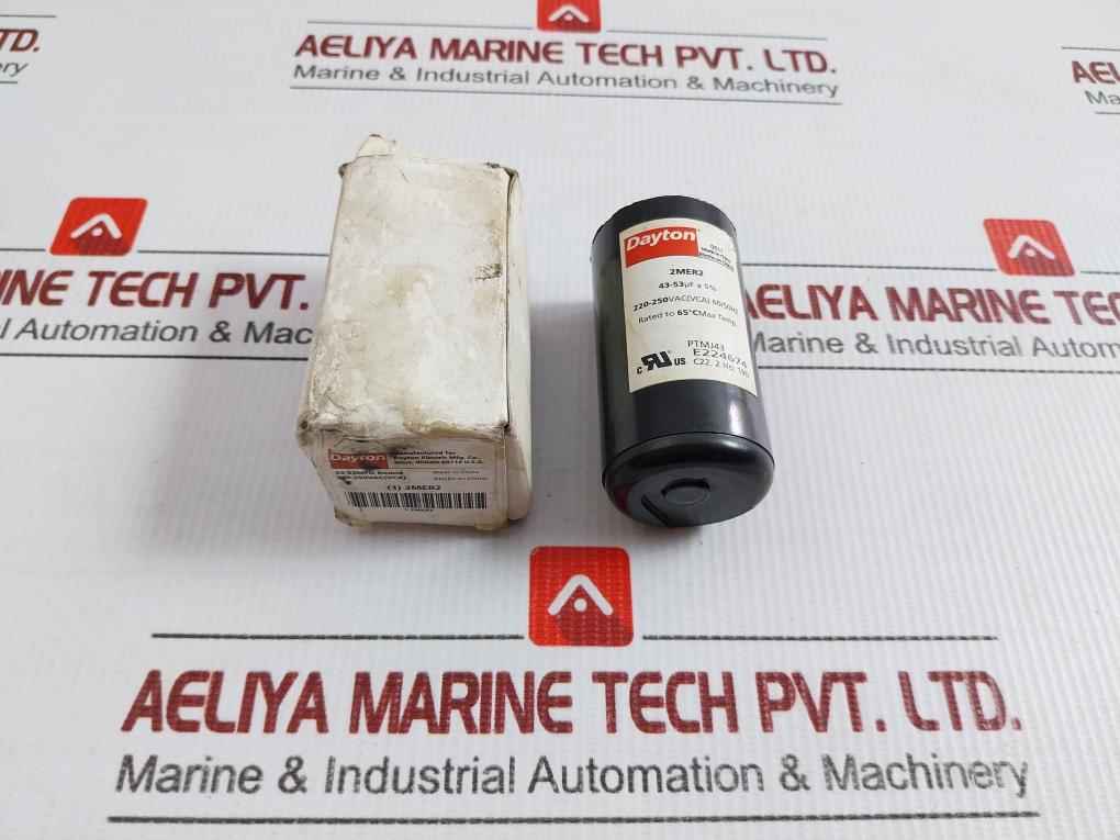 2Mer2 Motor Start Capacitor 220–250 Vac 50/60 Hz Dayton