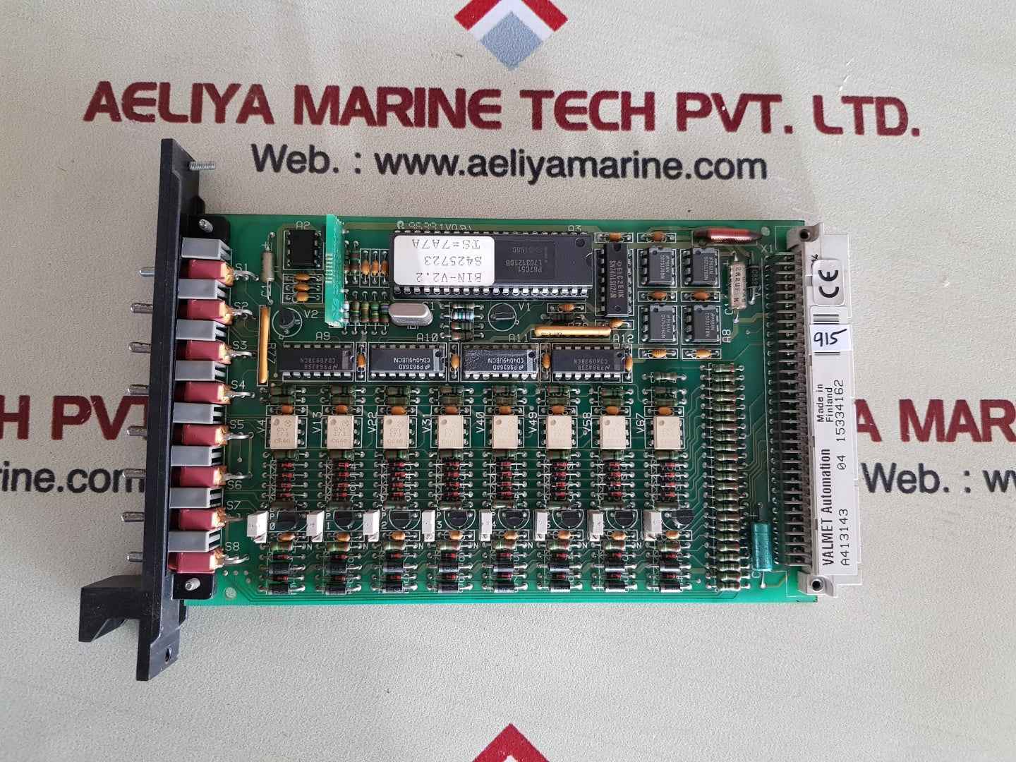 Valmet Automation BIU 8-4 A413143 / 15334162 Binary Input Module 80151-915