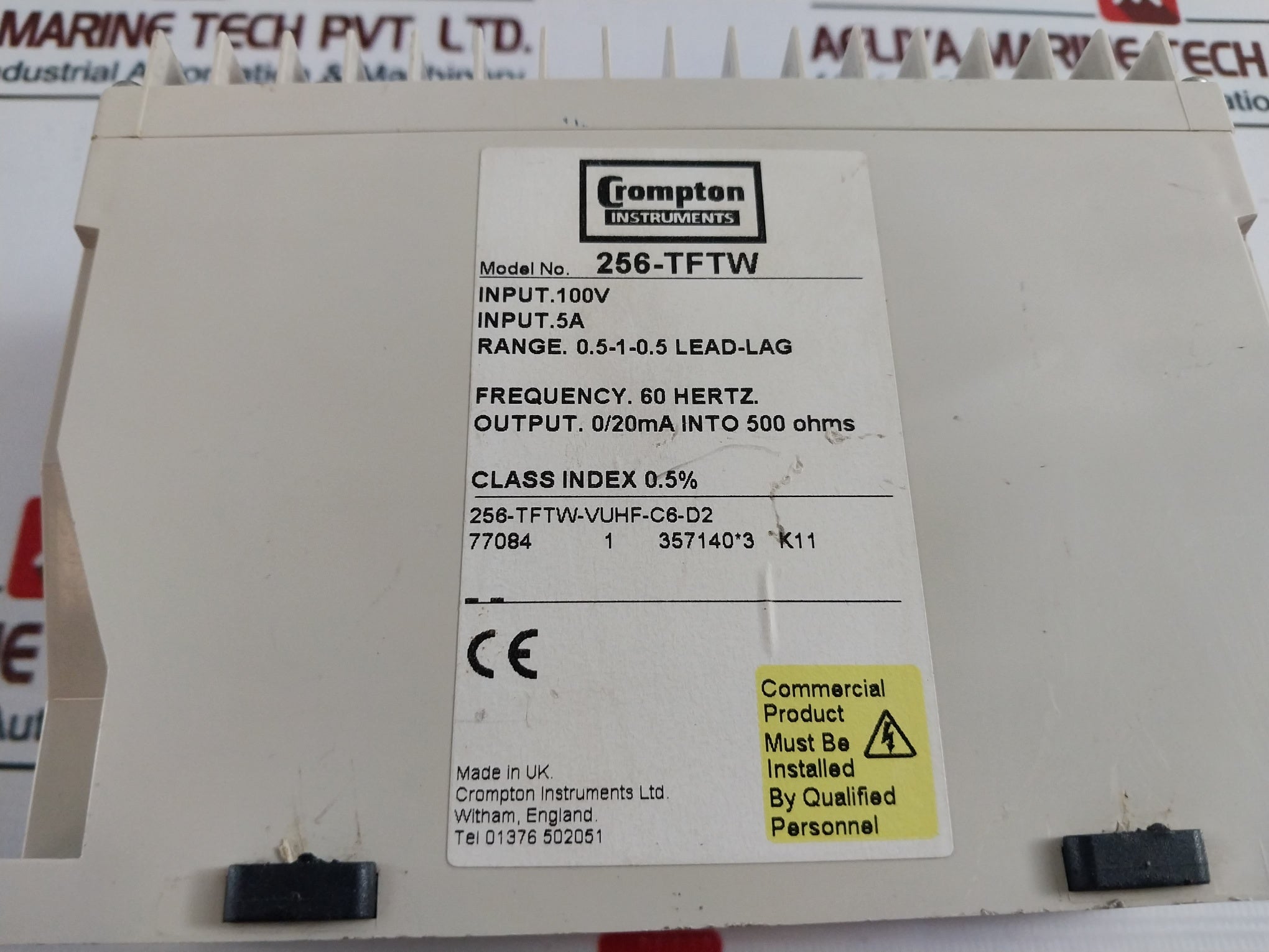 Crompton Instruments 256-tftw 3-phase Balanced Load Power Factor Transducer