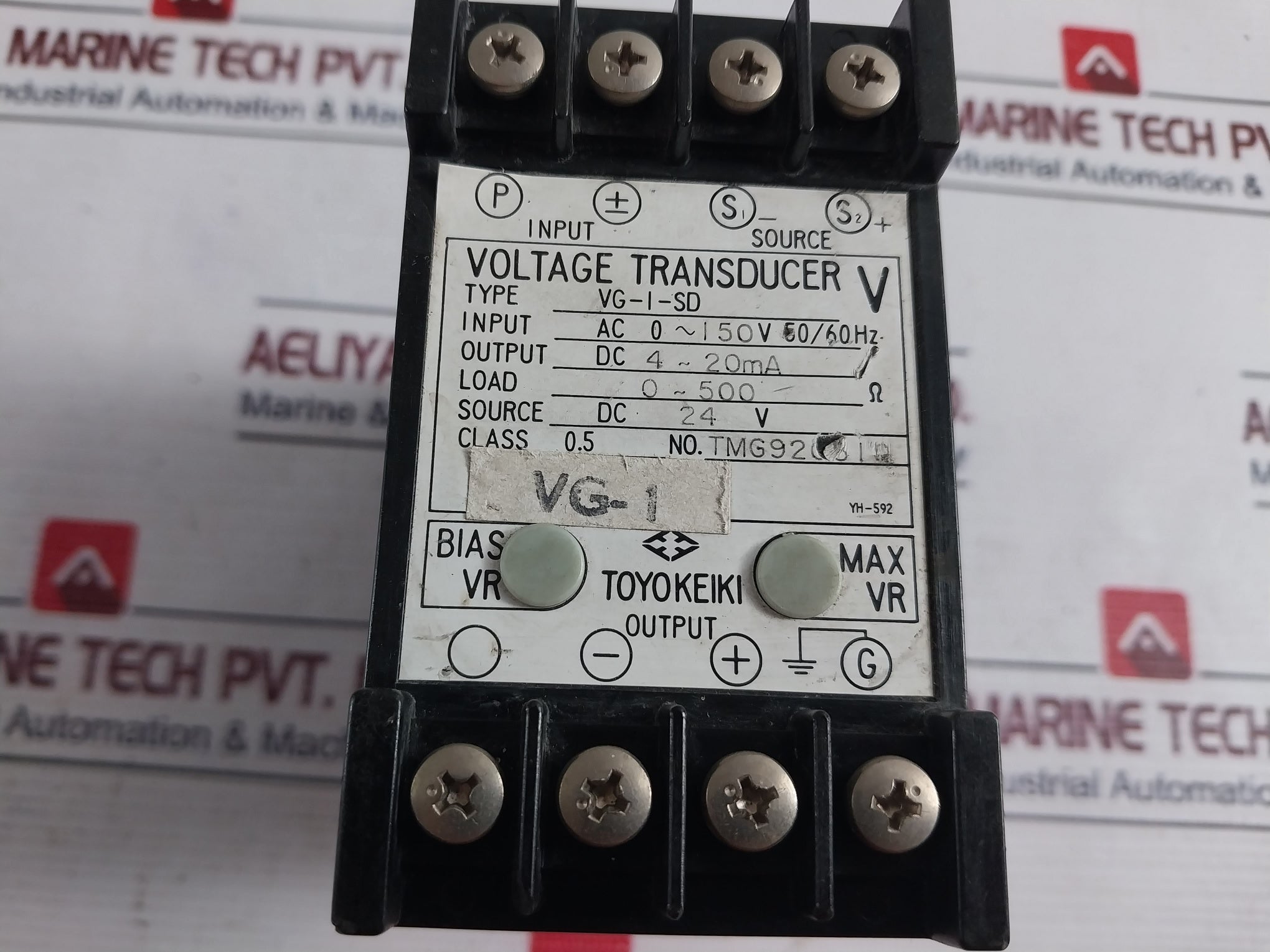 Toyo Keiki Vg-i-sd Voltage Transducer 0~150V Ac 50/60Hz