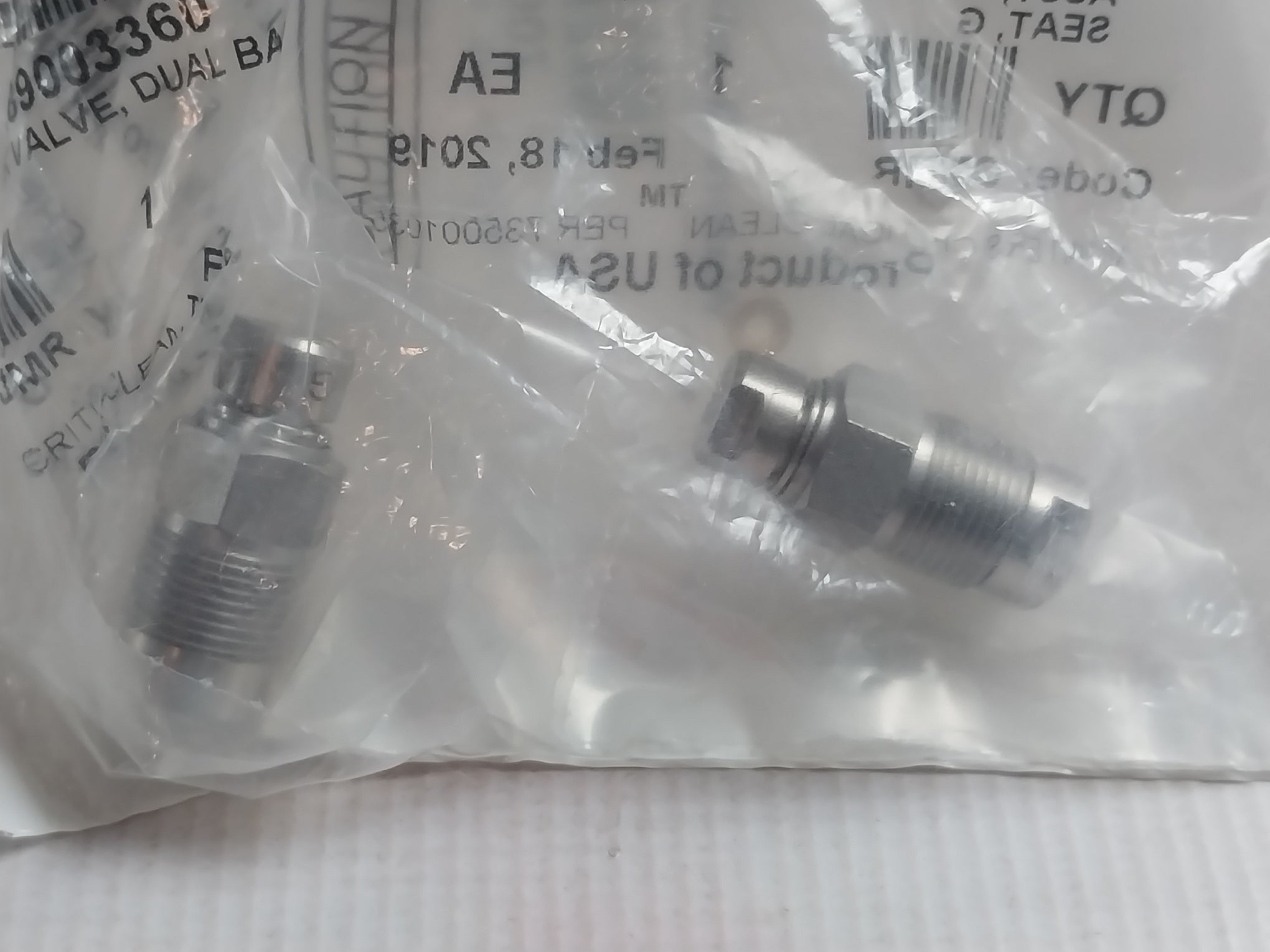 Waters 700003755 Check Valve Dual Ball And Seat