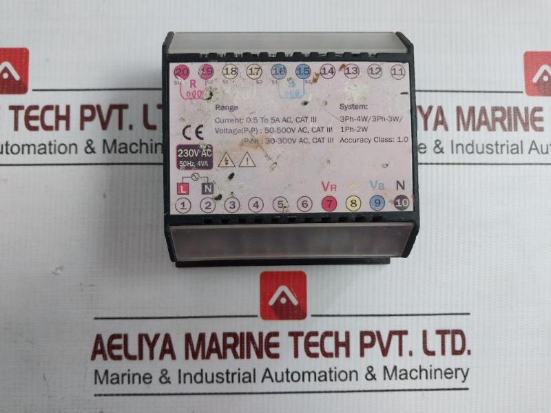 3-phase Avf Digital Multifunction Meter Avf 19N Multispan 230V Ac, 50Hz