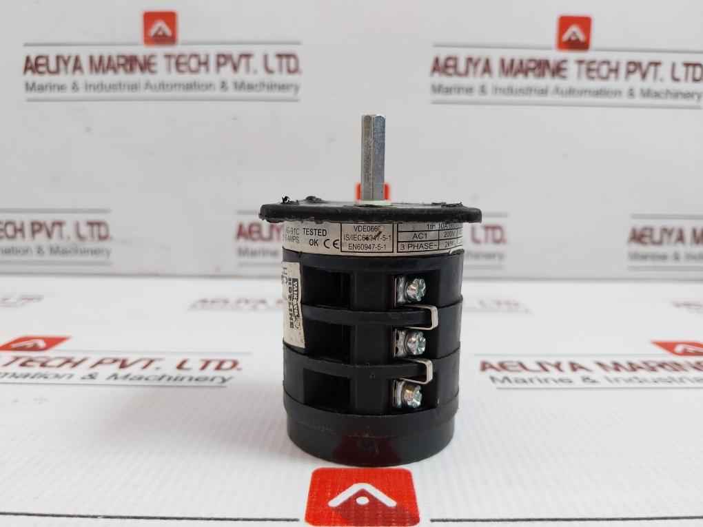 3-phase Cam Operated Rotary Switch 6 Amps Vaishno Hotline Hg-91C