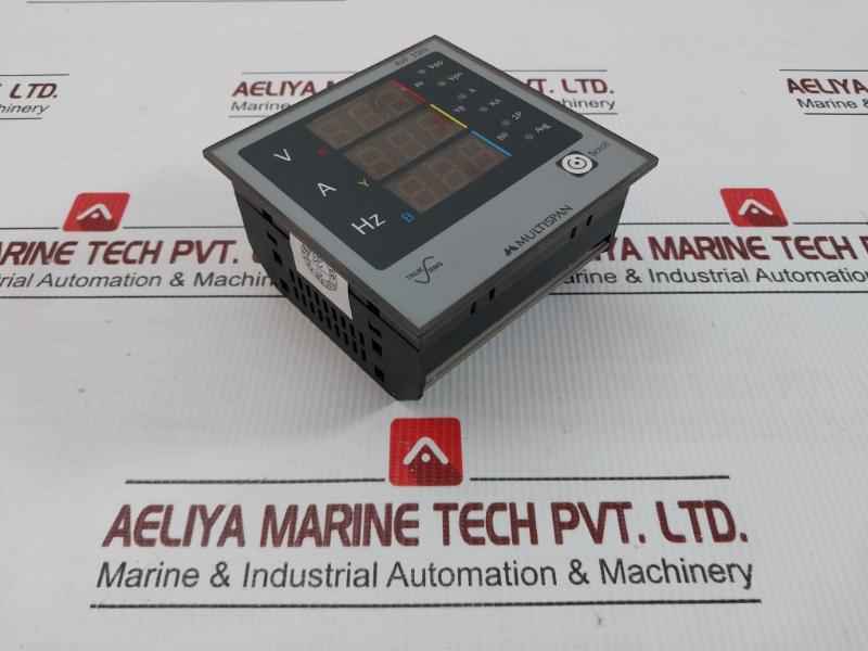 3-phase Digital Multifunction Meter 230V Ac, 50Hz Multispan Avf 19N