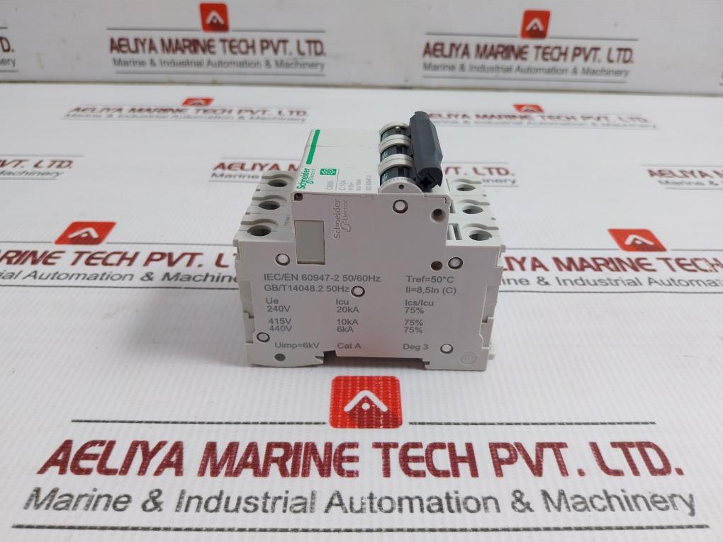 3-pole Circuit Breaker 415V 50/60Hz Schneider Electric C60N