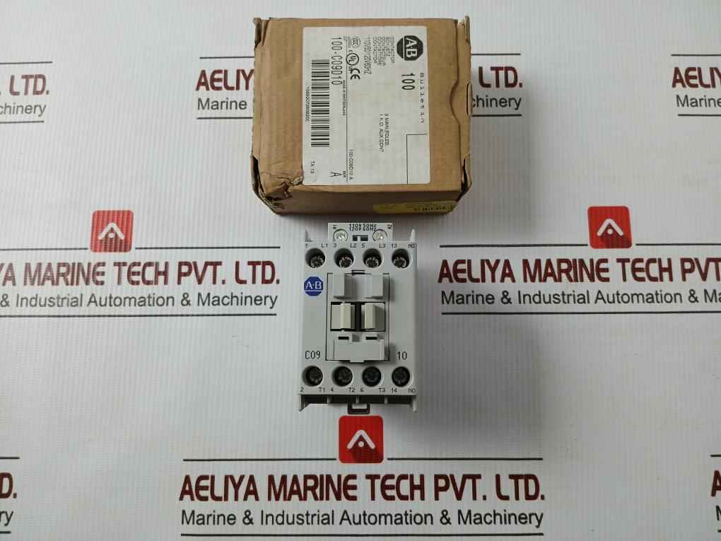 3-pole Contactor 100-c09*10 Allen-bradley 600V Ac