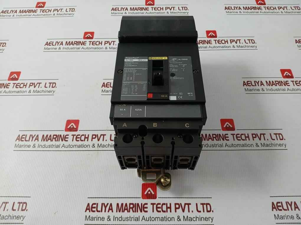 3-pole Molded-case Circuit Breaker Hj-060 Square D 750V 50/60Hz
