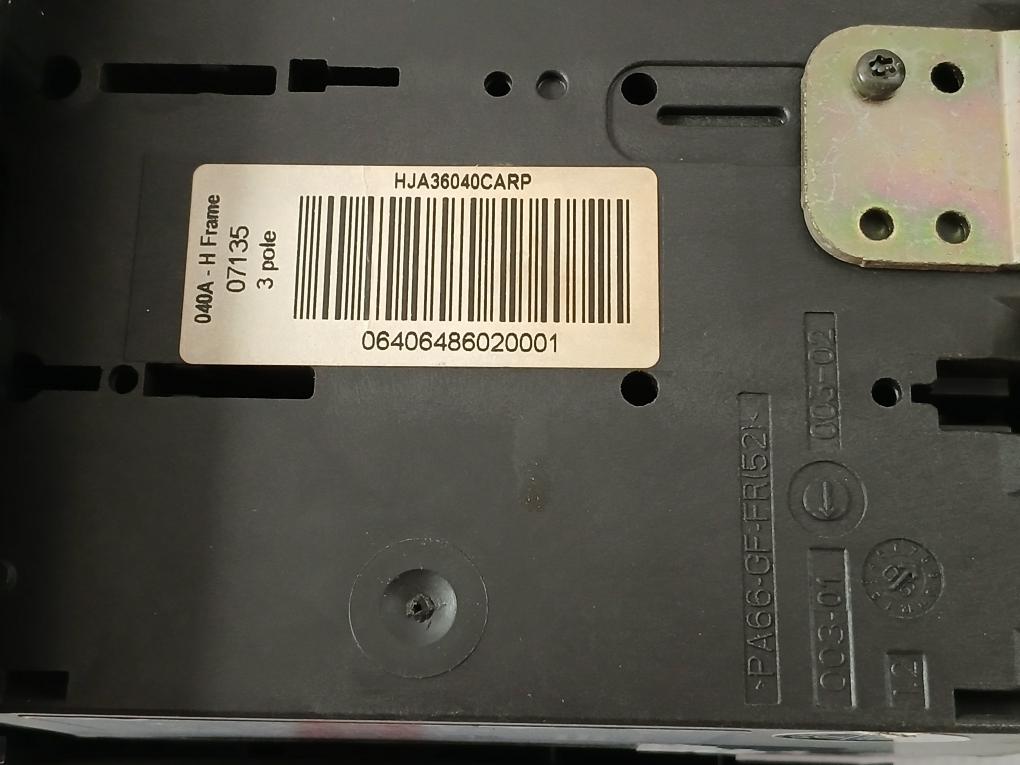 3-pole Molded-case Circuit Breaker Hj-060 Square D 750V 50/60Hz