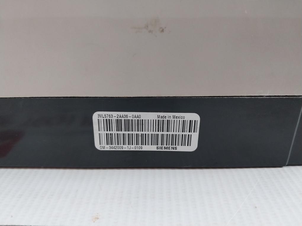 3-pole Molded Case Circuit Breaker 3Vl5763-2Dc36-0Ae1 Siemens