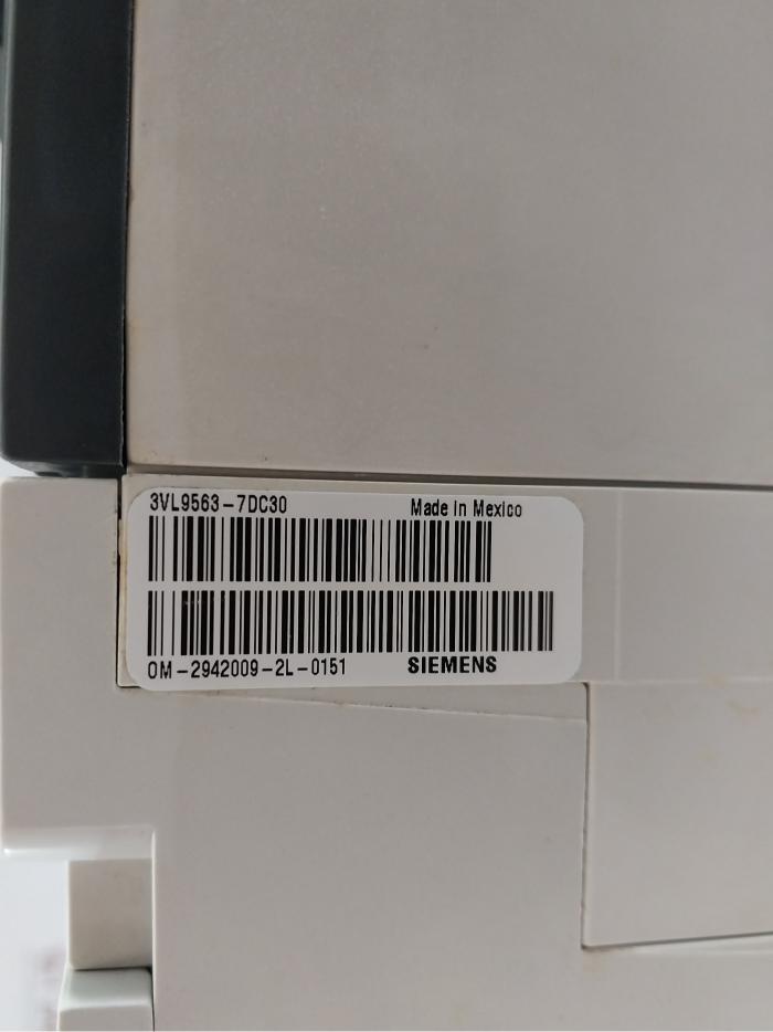 3-pole Molded Case Circuit Breaker 3Vl5763-2Dc36-0Ae1 Siemens