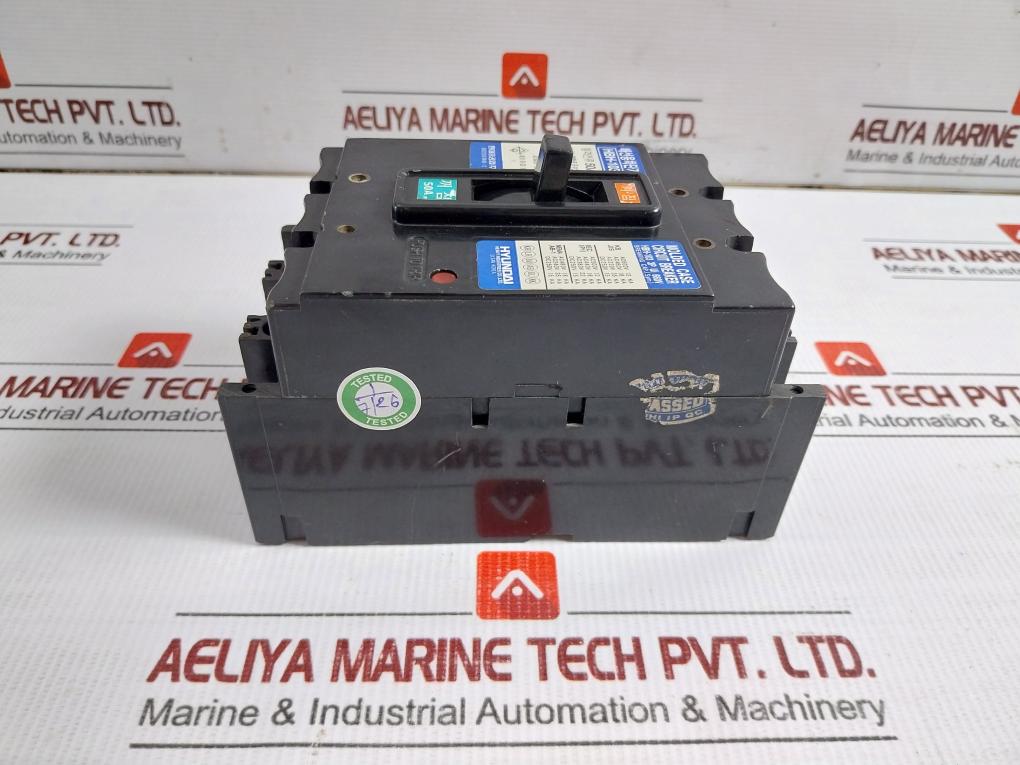 3-pole Molded Case Circuit Breaker 660V 50A Hyundai Hbh-103