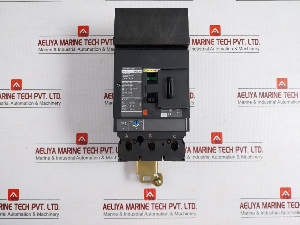 3-pole Molded Case Circuit Breaker Jja36150Ca Square D 150A