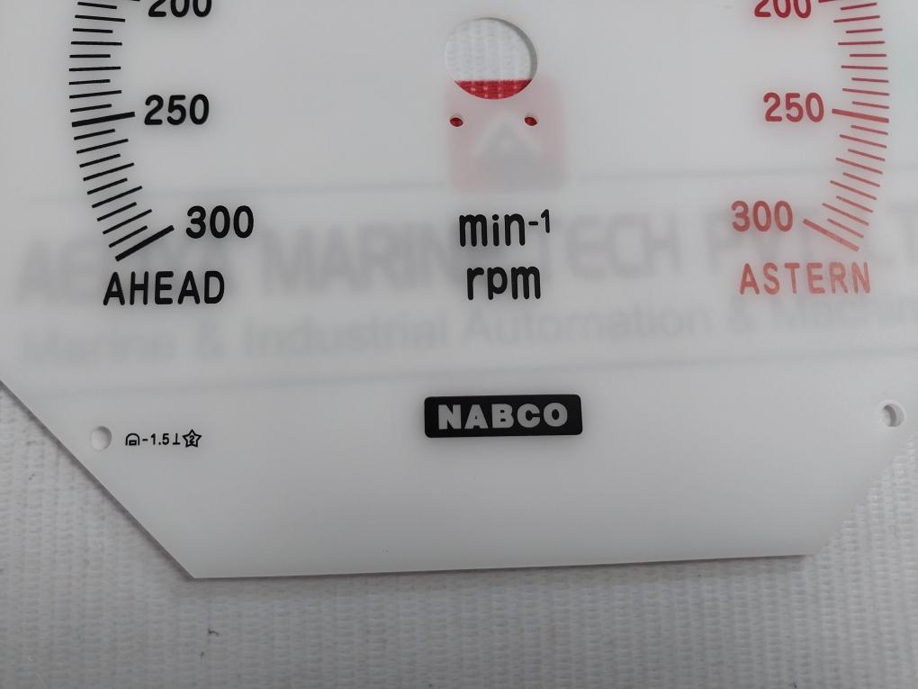 300-0-300 Min-1 Nabco Dial Face For Propulsion And Control System