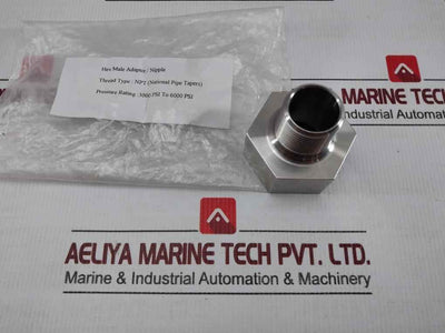 3000 Psi To 6000Psi National Pipe Tapers Hex Male Adapter