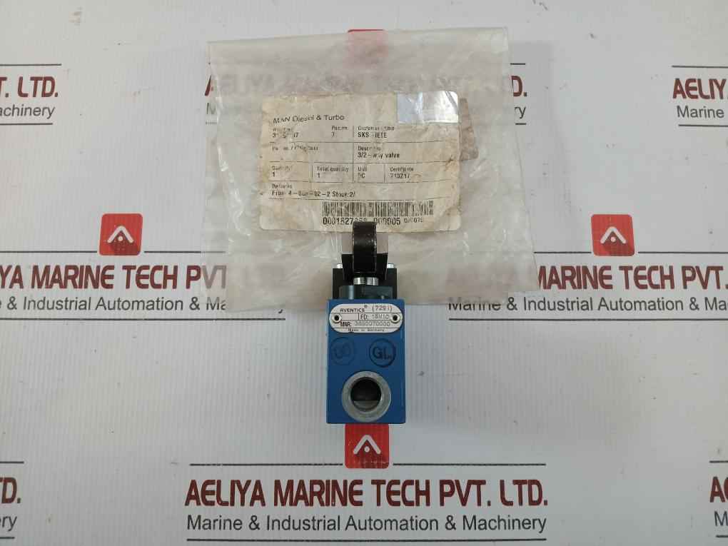 363.007.000.0 3/2-way Roller Lever Pneumatic Directional Control Valve Rexroth