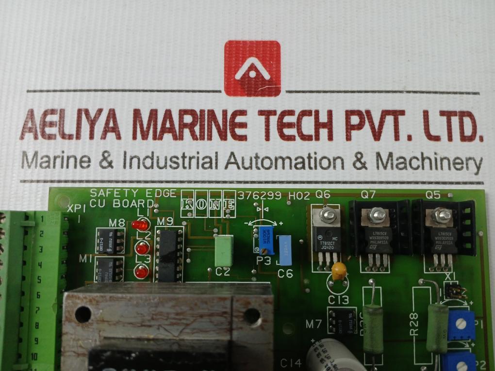 376299 H02 Safety Edge Central Unit Pcb Kone