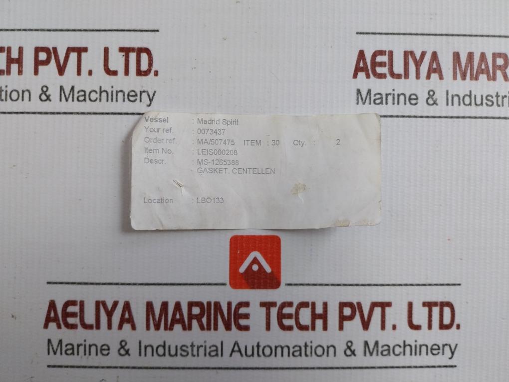 3822 Flat Seal Gasket For Compressor Pump Brand Centellen Hecker