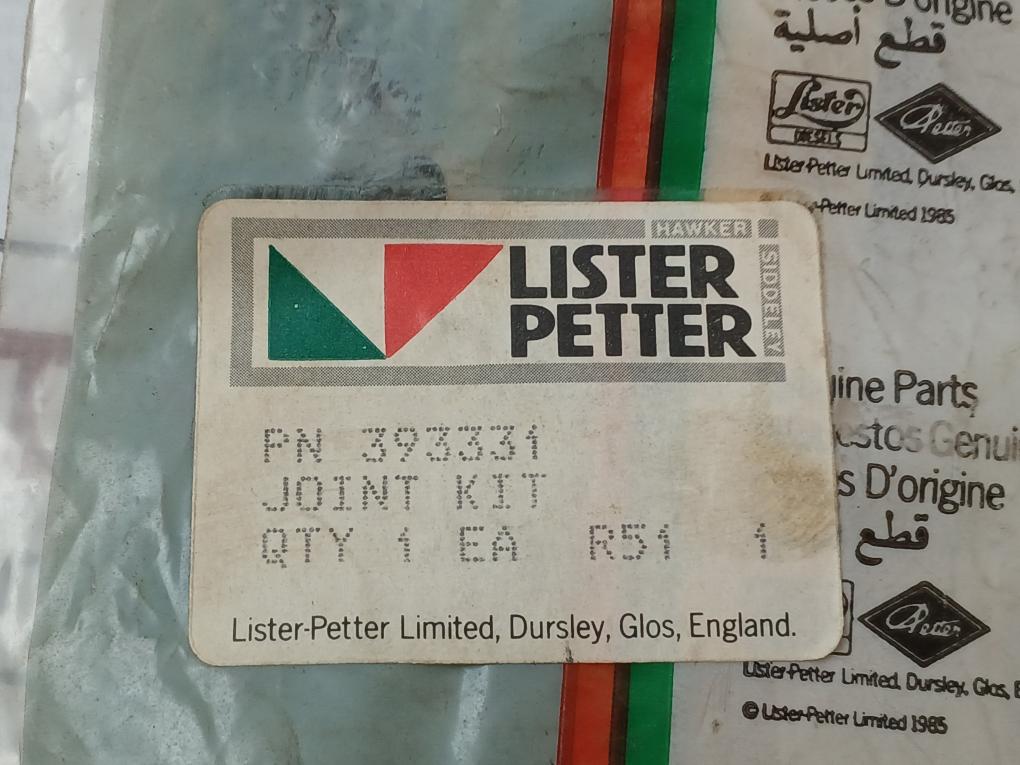 393331 Joint & Washer Kit Lister-petter