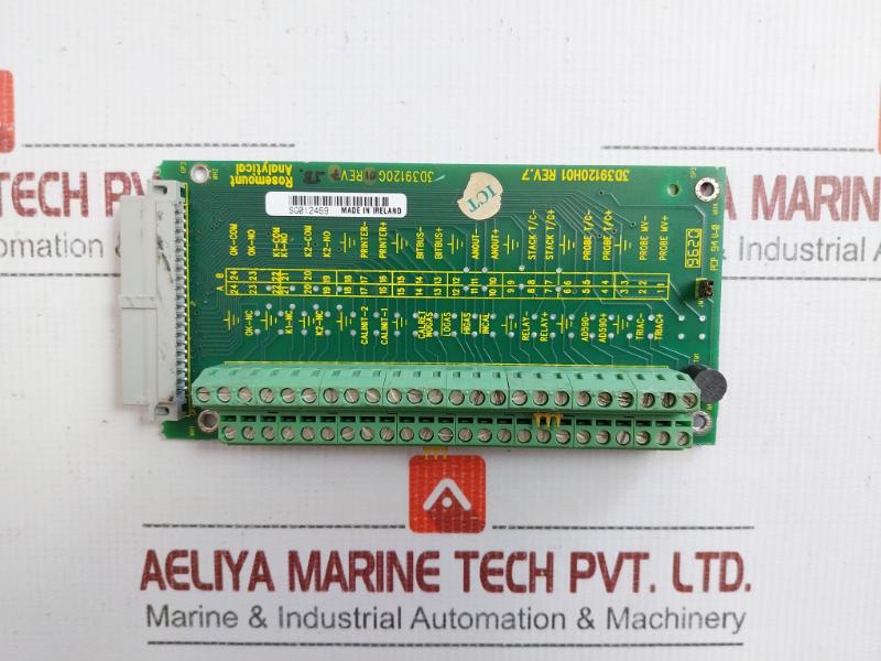 3D39120H01 Analyzer Interface / Interconnect Pcb Rosemount
