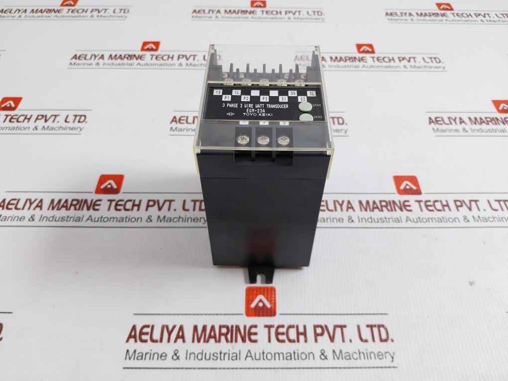 3 Phase 3 Wire Watt Transducer Egm-23A Toyo Keiki 50/60Hz Output Dc 4-20Ma