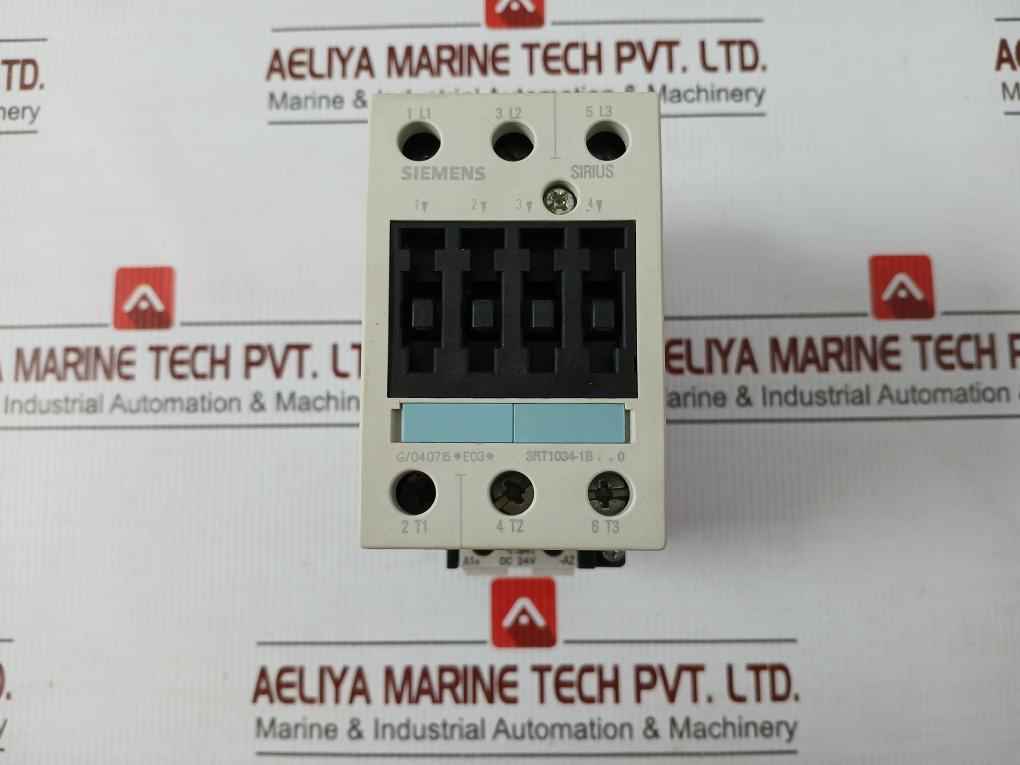 3Rt1034-1Bb40 Siemens 3 Pole Power Contactor 690V