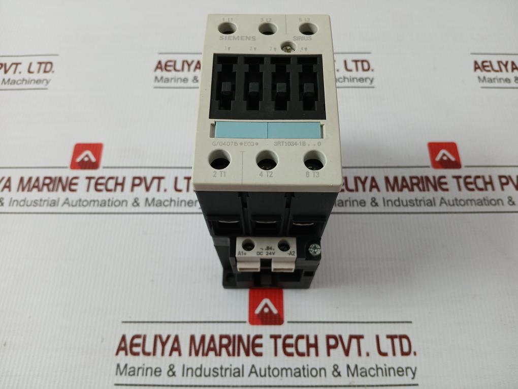 3Rt1034-1Bb40 Siemens 3 Pole Power Contactor 690V