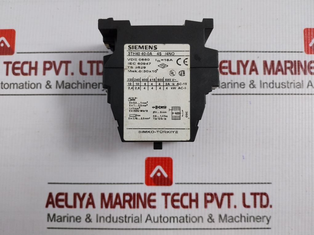 3Th4040-0A Contactor Relay Siemens 16A