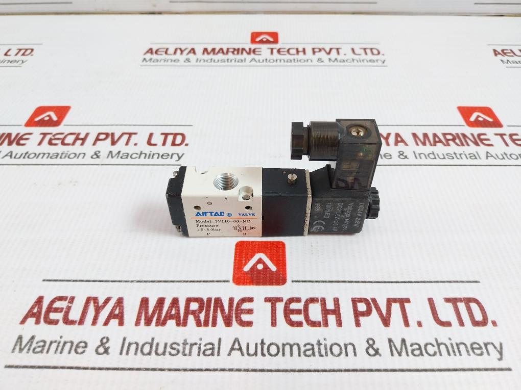 3V110-06-nc Solenoid Valve 1.5~8.0Bar Airtac