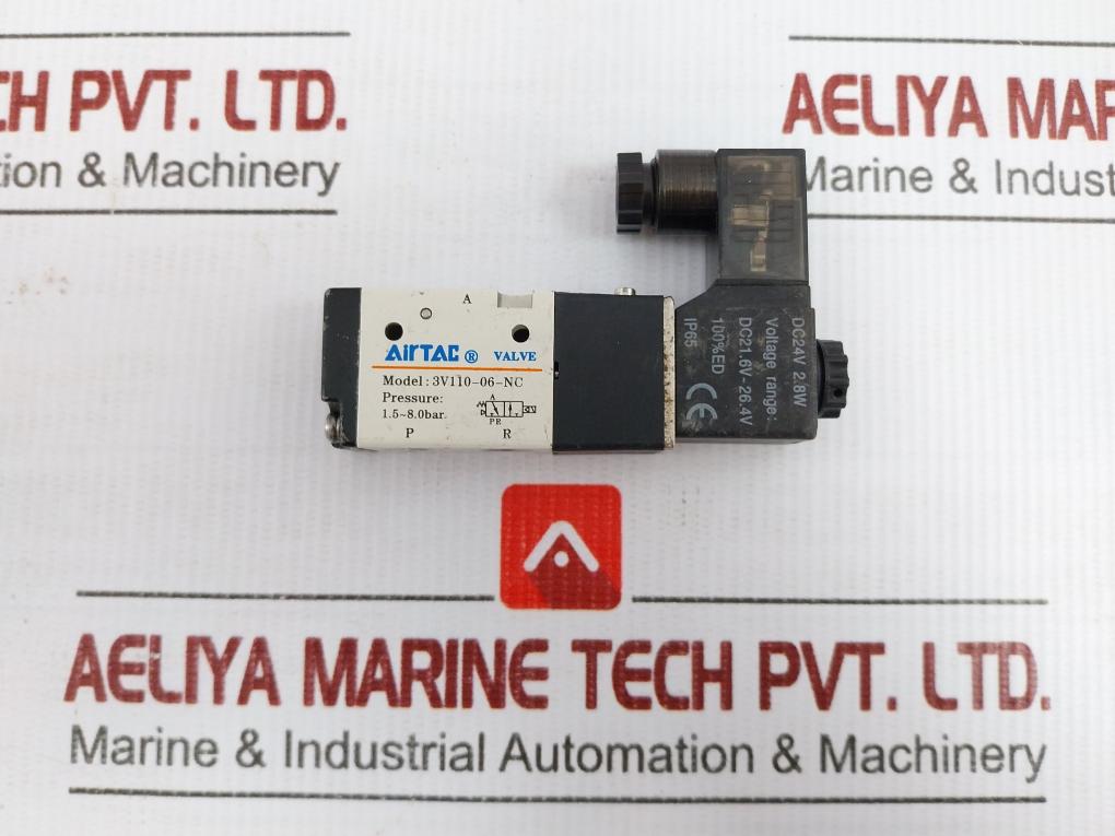 3V110-06-nc Solenoid Valve 1.5~8.0Bar Airtac