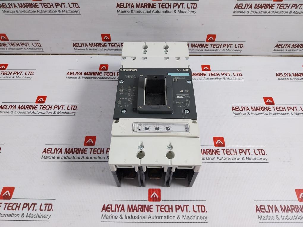 3Vl4740-3Se36-0Aa0 Siemens Molded Case Circuit Breaker 50/60 Hz