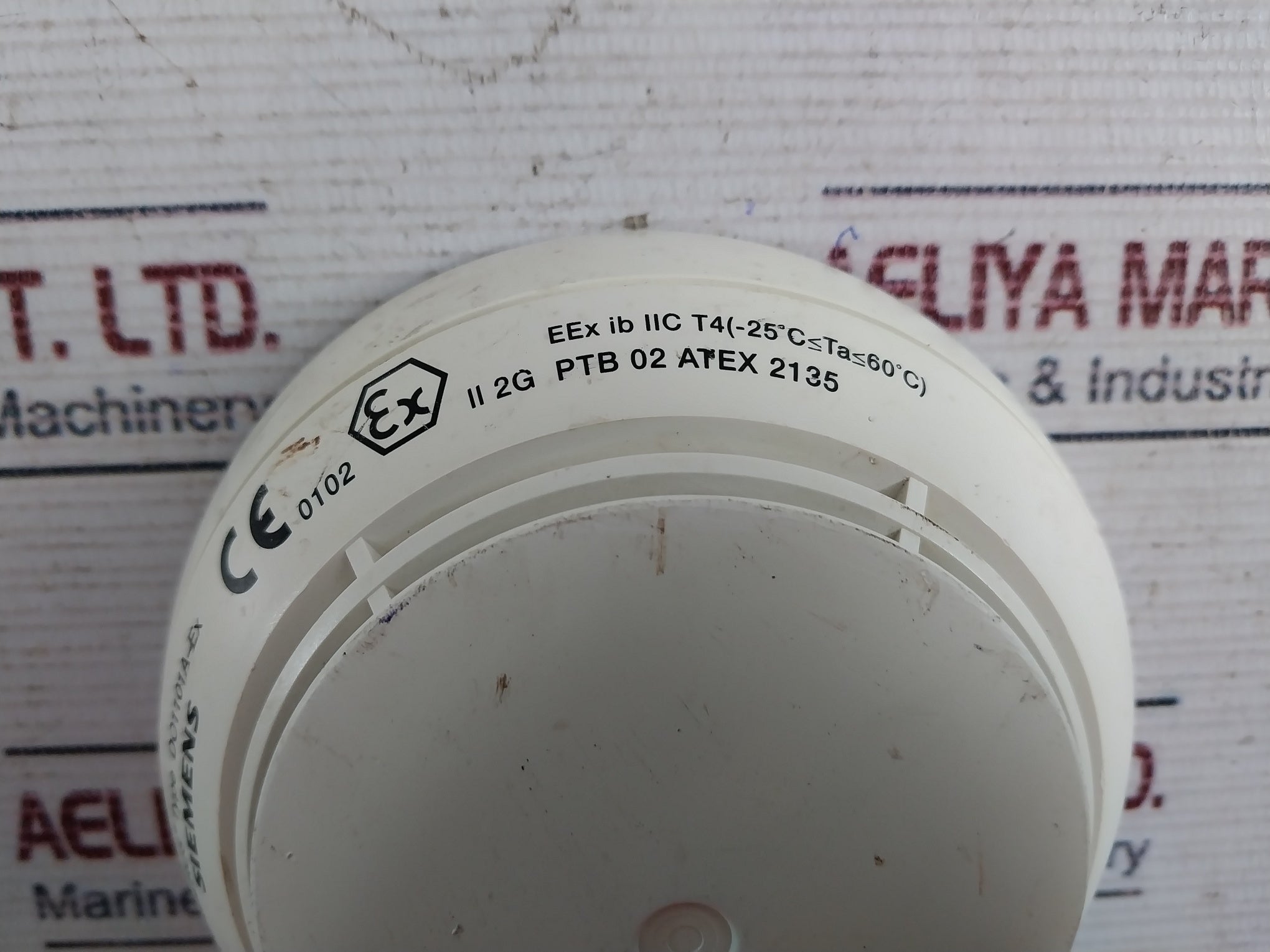 Siemens Do1101A-ex Smoke Detector 29W -25 C Ta 60 C Gb4715-2005