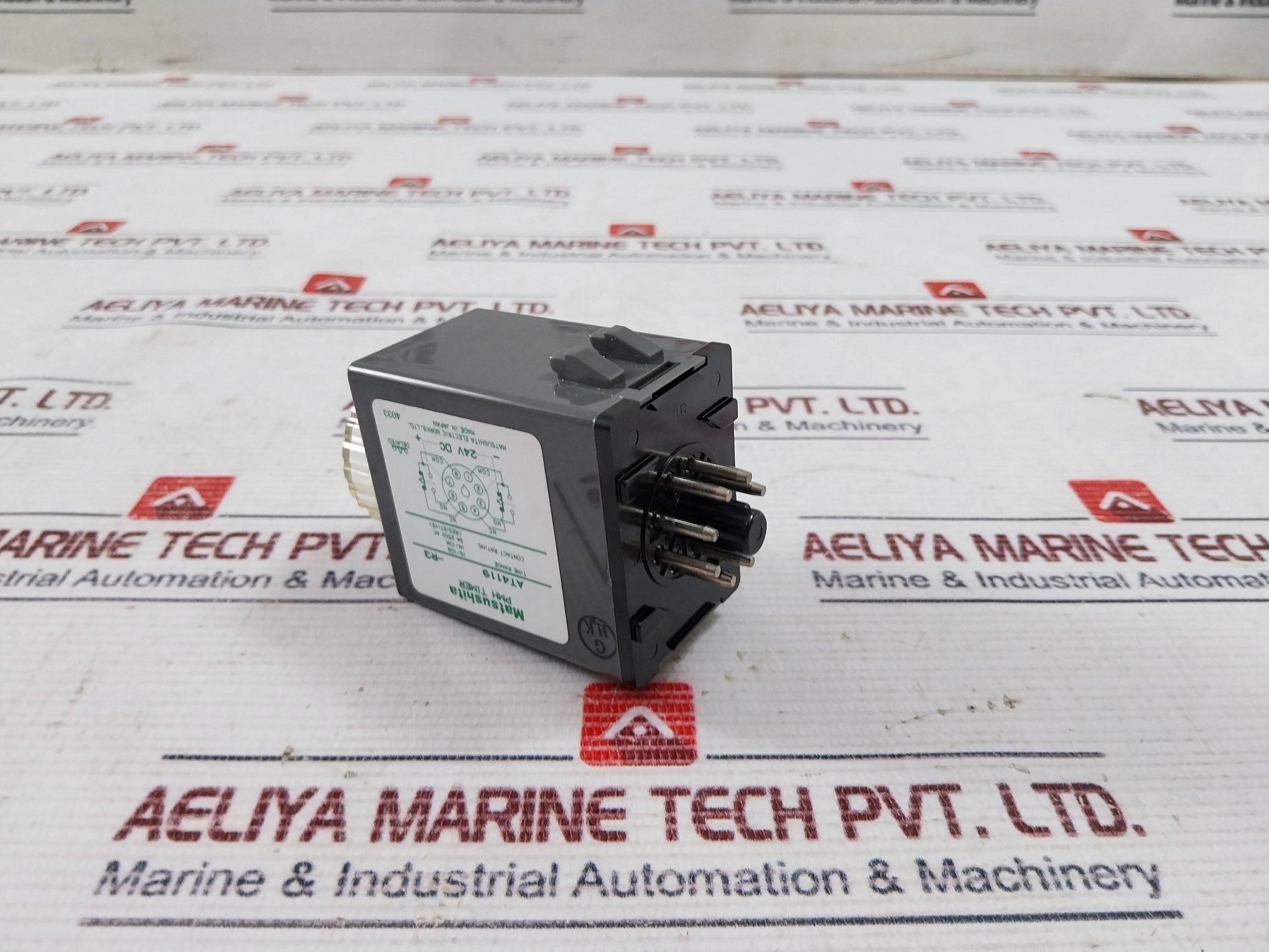 Matsushita Electric At4119-r3 National Pmh Timer 0-10 Min 24Vdc