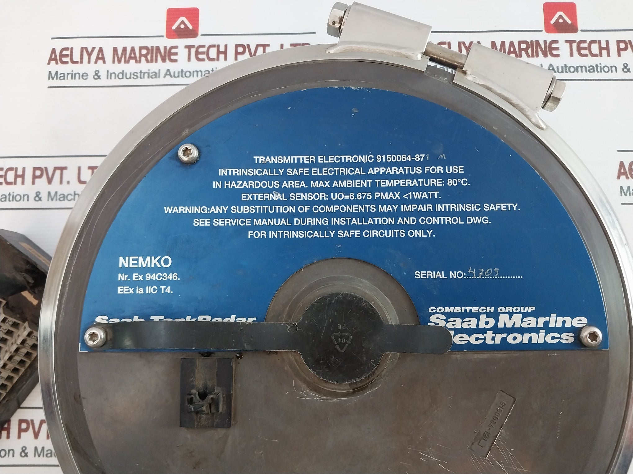 Saab Tankradar 9150064-871 M Transmitter Electronic Box 80°C
