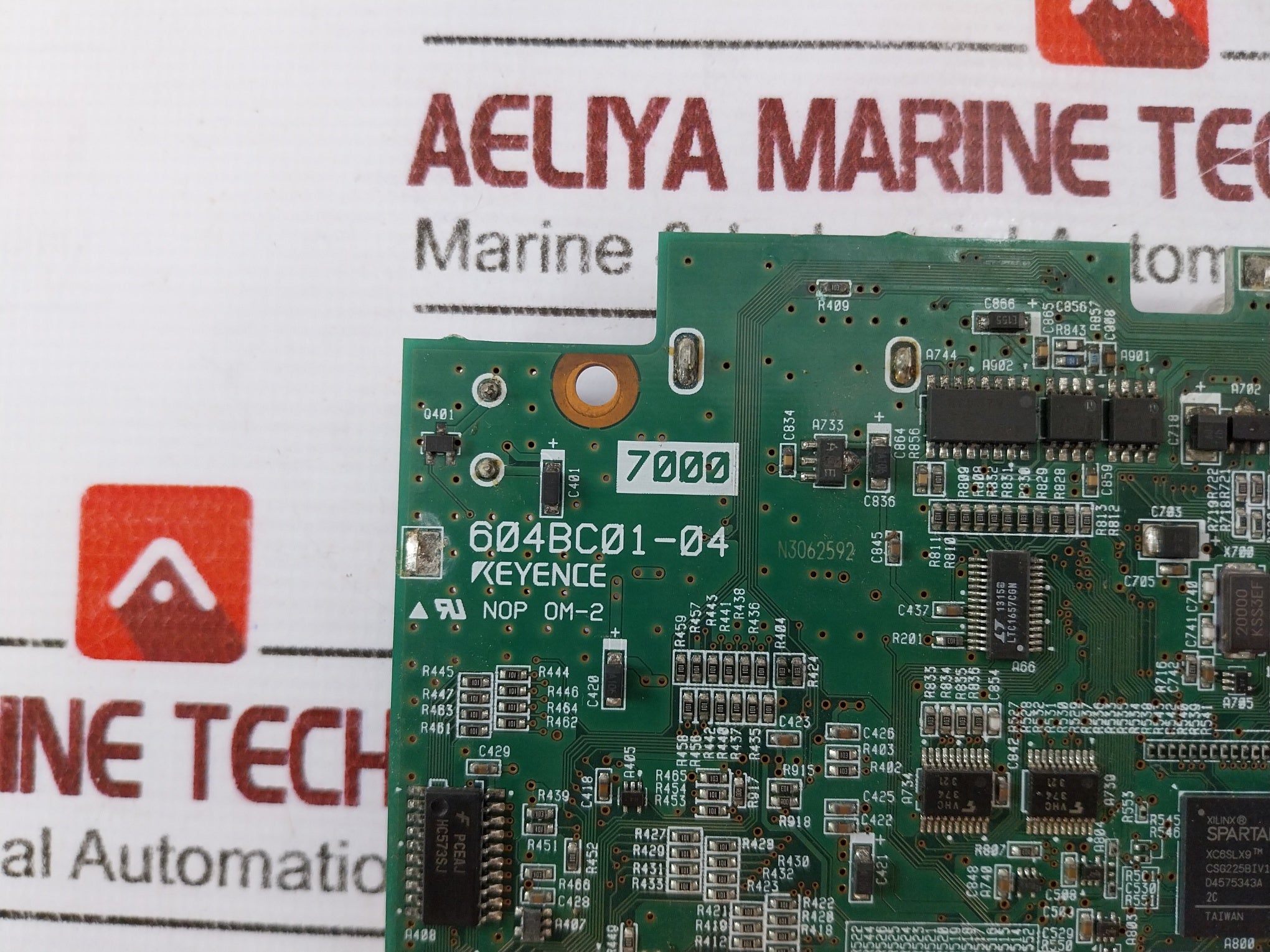 Keyence 604Bc01-04 Printed Circuit Board Module N3062592 Om-2