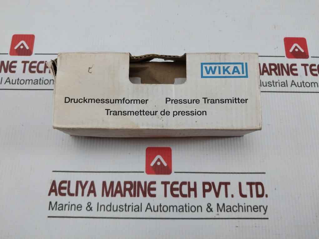 4-20 Ma Pressure Transmitter 7495581 Wika -1..0 Bar Ip 65