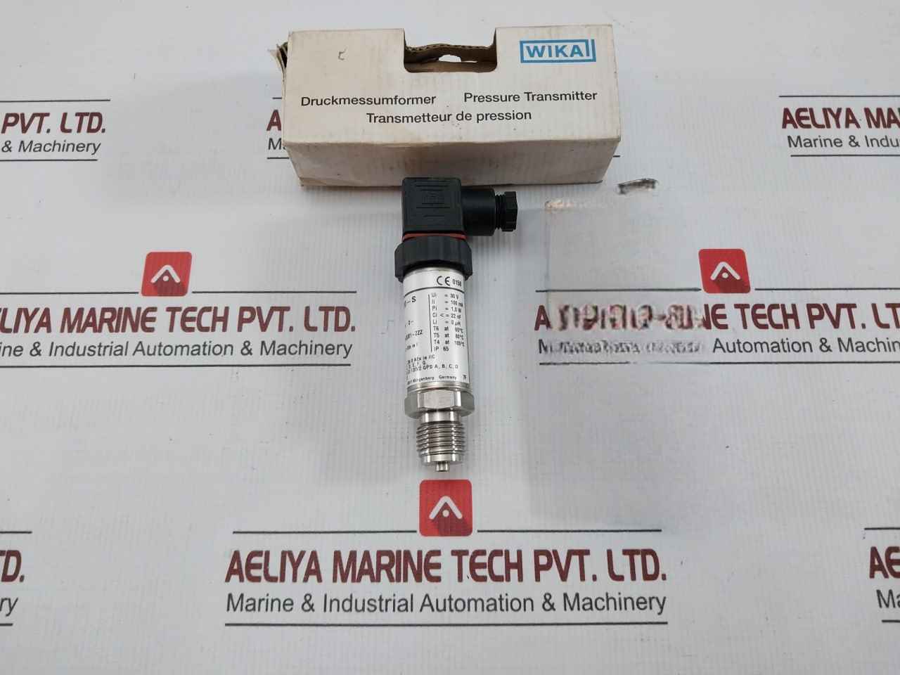 4-20 Ma Pressure Transmitter 7495581 Wika -1..0 Bar Ip 65