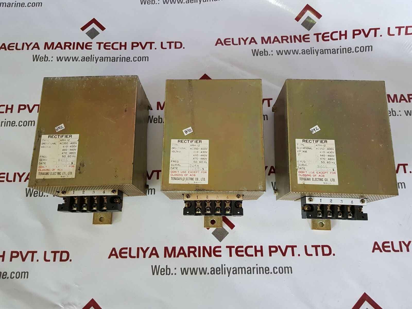 Terasaki arh 12 rectifier