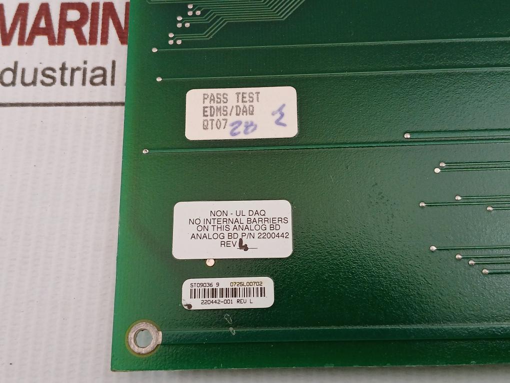 40219505 M/D Totco 2200442 Daq Analog Printed Circuit Board Assembly