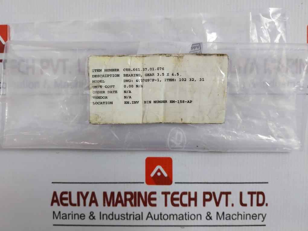 4027G97P-1 Bearing, Gear 3.5 X 4.5