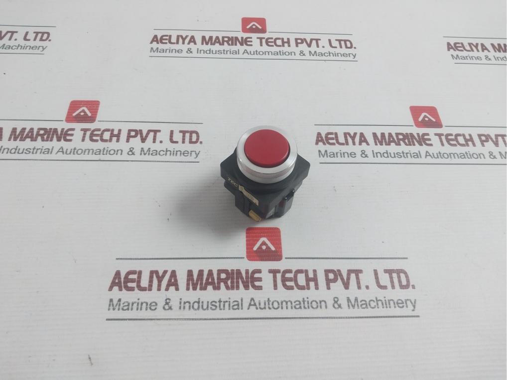 41-14393 Red Push Button 600Vac Tec Tachikawa 250Vdc