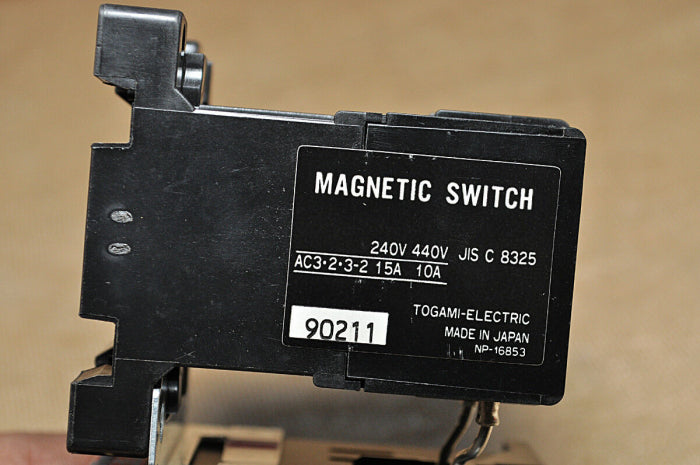 Togami-electric t-11j clk-15jth40-p6 a starter 200-220v 50/60hz