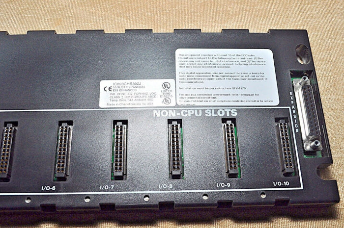 Ge Fanuc Ic693Chs392J 10-slot Expansion 6068399