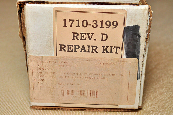 1710-3199 Rev.D Shuttle Valve Repair Kit