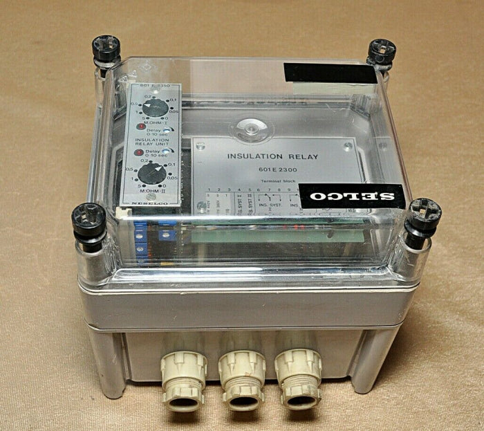 Selco 601e2300 insulation relay terminal block