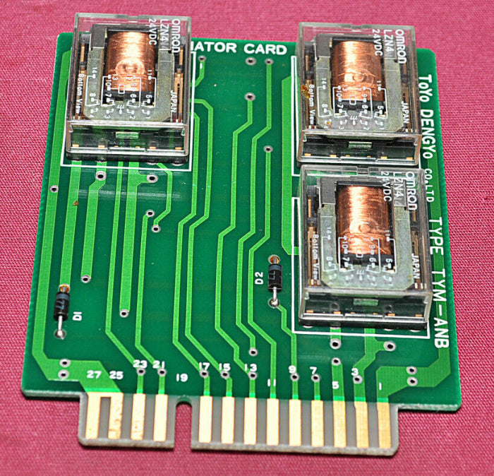 Toyo Dengyo Tym-anb Annunciator Card