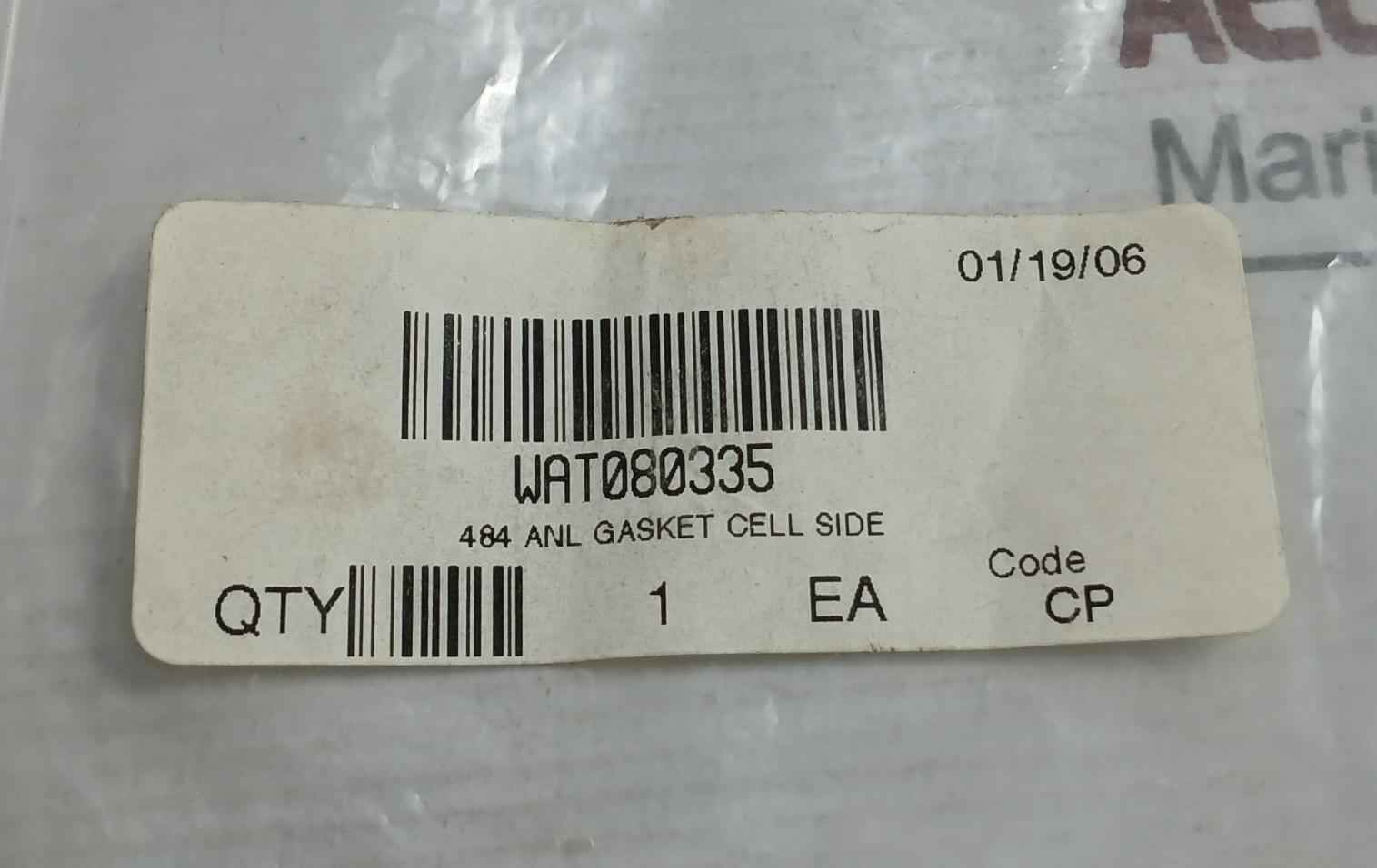 484 Anl Gasket Cell Side Waters Wat080335