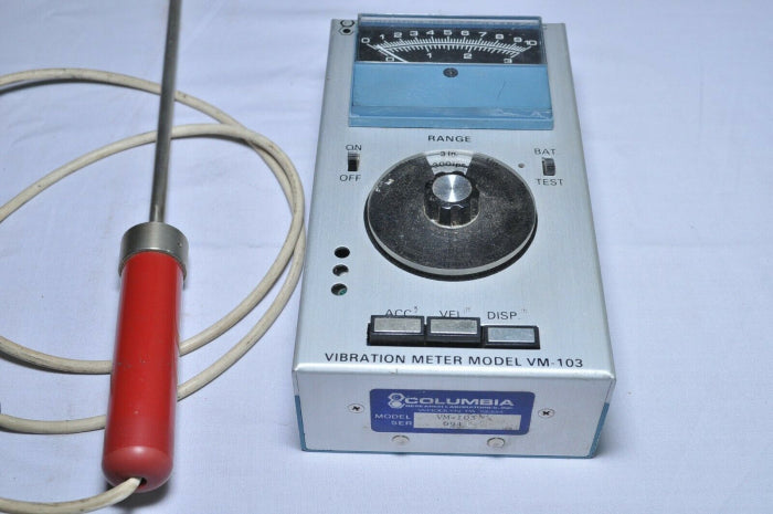 Columbia vm-103 vibration meter